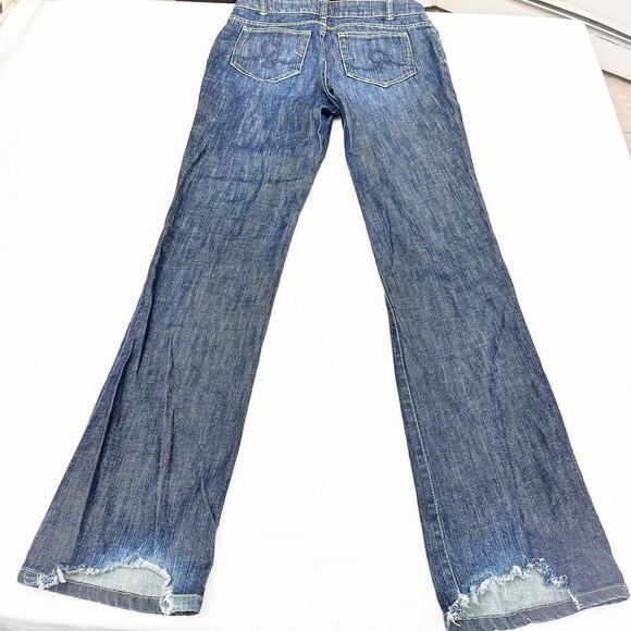 Lilly Pulitzer Main Line Fit Flare Dark Wash Denim Jeans Size 6 - Picture 3 of 8